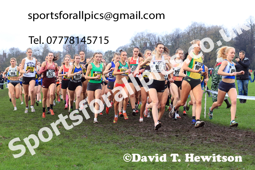 Senior Womens and Under-23s 2025 Liverpool Cross Challenge, Sefton Park, Saturday, November 22th. Photo: David T. Hewitson/Sports for All Pics